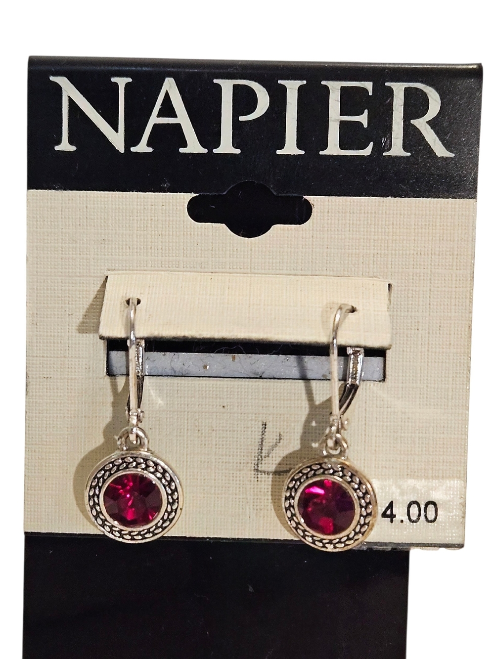 Napier Gold & Silver Tone Earring Assortment - 4 Pair Bundle - Picture 8 of 10